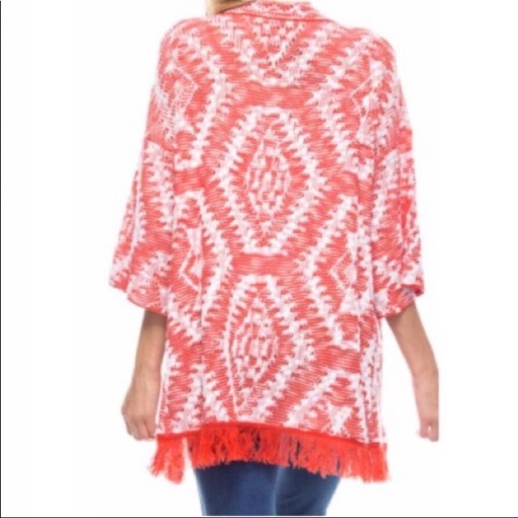 Fringe Knit Cardigan - Picture 2 of 7